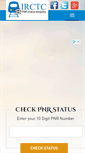 Mobile Screenshot of checktrainpnrstatus.com